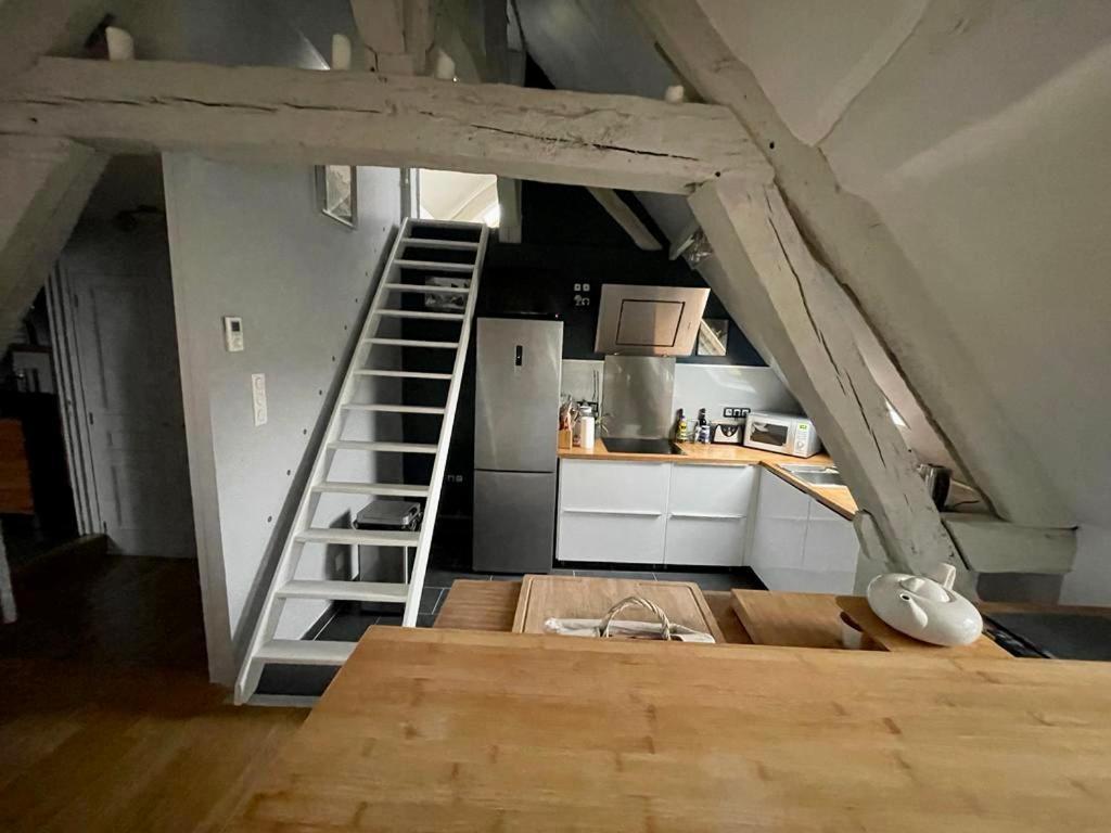 Sous Les Clochers De Rouen - Spacieux Logement Luaran gambar